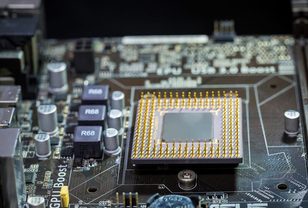Verschiedene RF-Chips und Logikchips